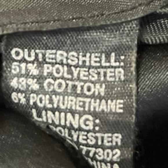 Zara Women's Black Faux Vegan Leather Belted Collar Trench Coat Rain Jacket Sz M - Picture 5 of 5